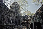 Ta Prohm temple - ruins of the central sanctuary 